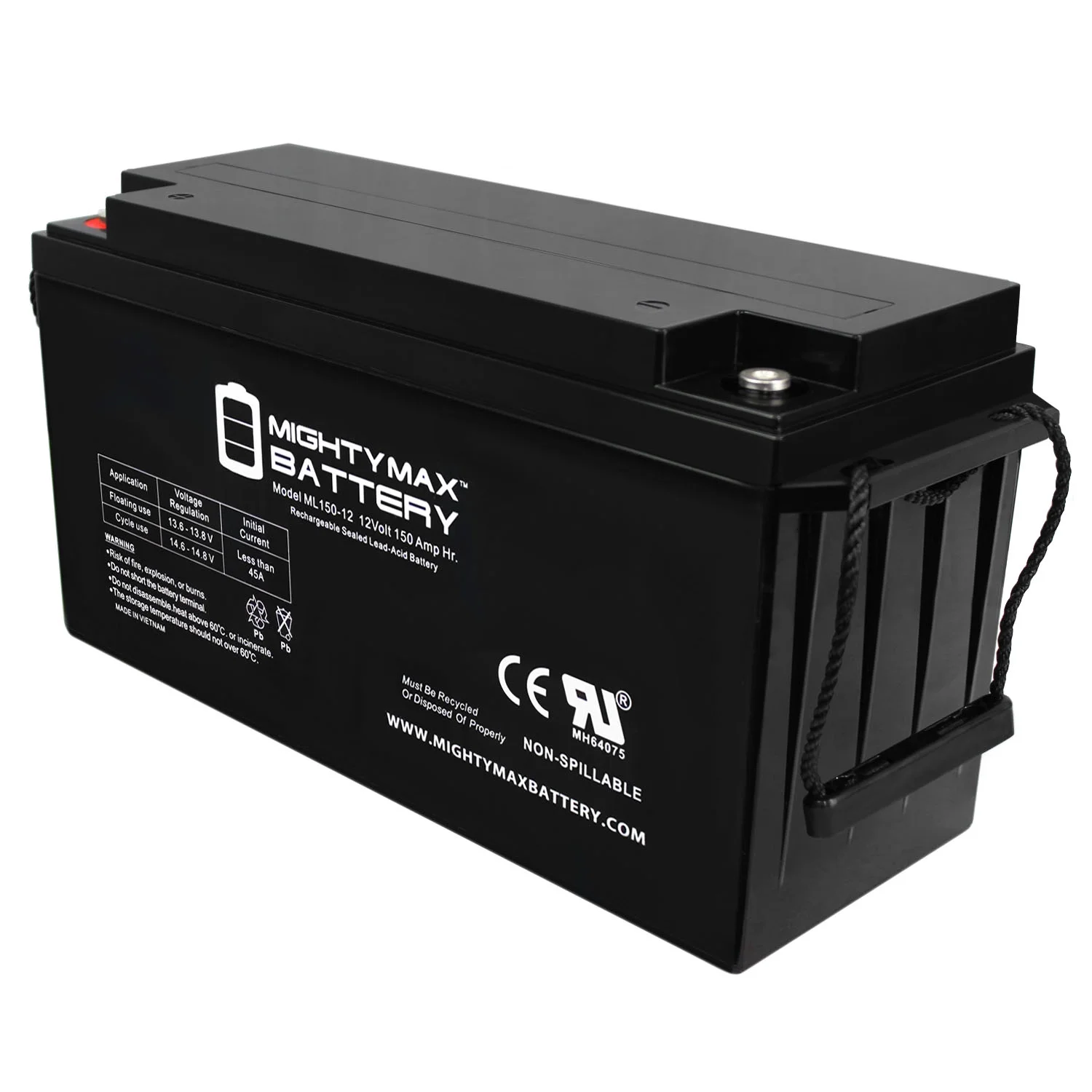 12V 150AH SLA Replacement Battery for AGM TPL121500T