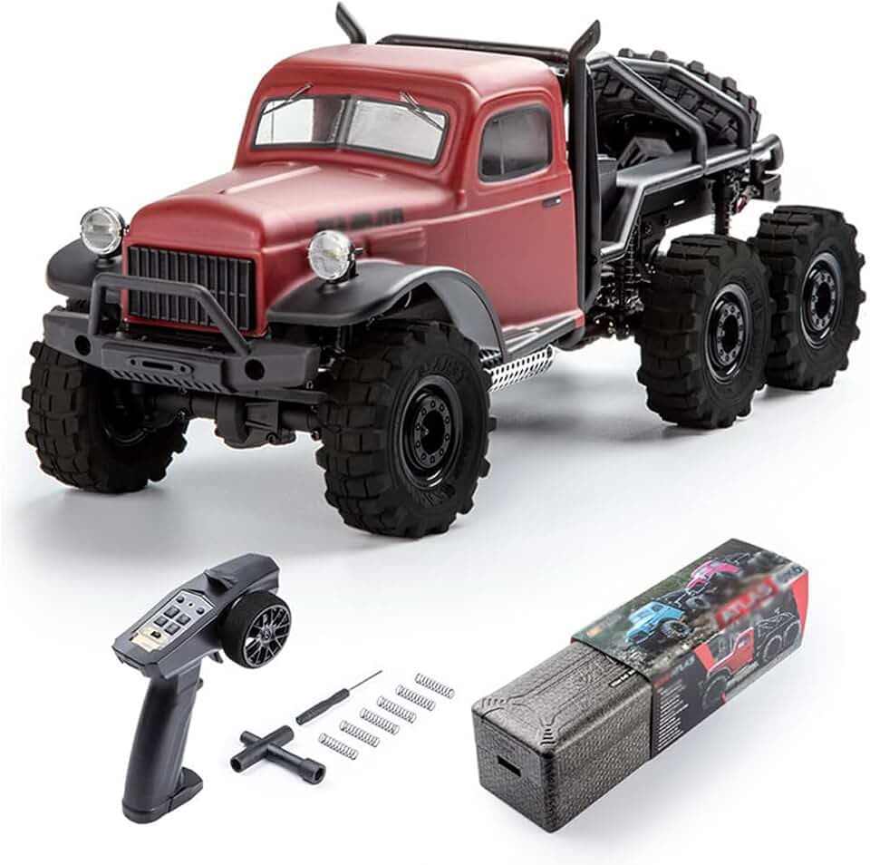 6X6 Remote Control Car Toy, 2.4 GHz Waterproof Crawler All Terrain Toys Vehicles,1:16 Scale Off-Road Buggy Drift Car RTR, Remote Control Racing Car Hobby Vehicles Toys Gifts
