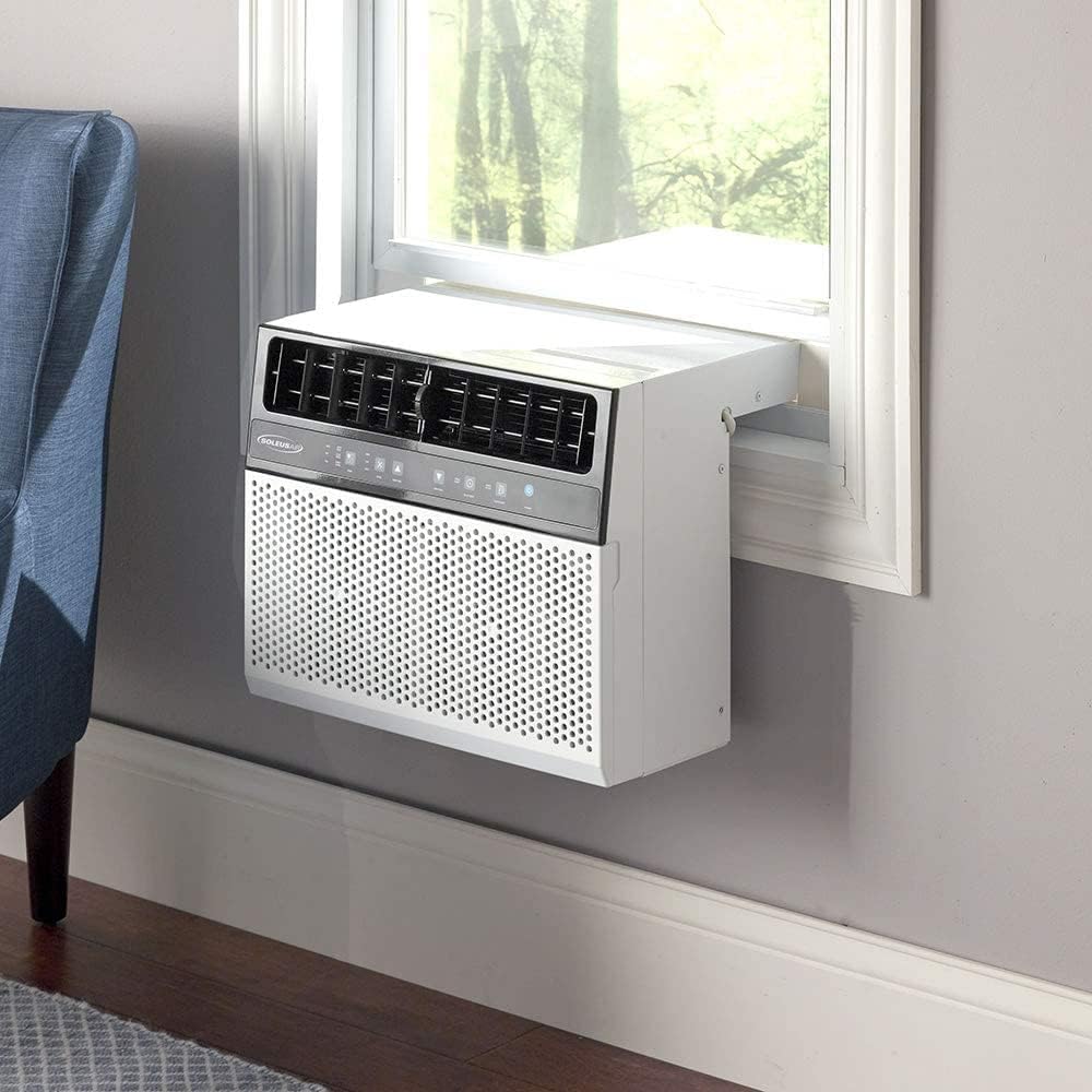 Soleus Air Exclusive 8,000 BTU With WiFi Over the Sill Air Conditioner, Class of its Own for Safety and Whisper Quiet, Along with Keeping Your Window View (Fits up to 11