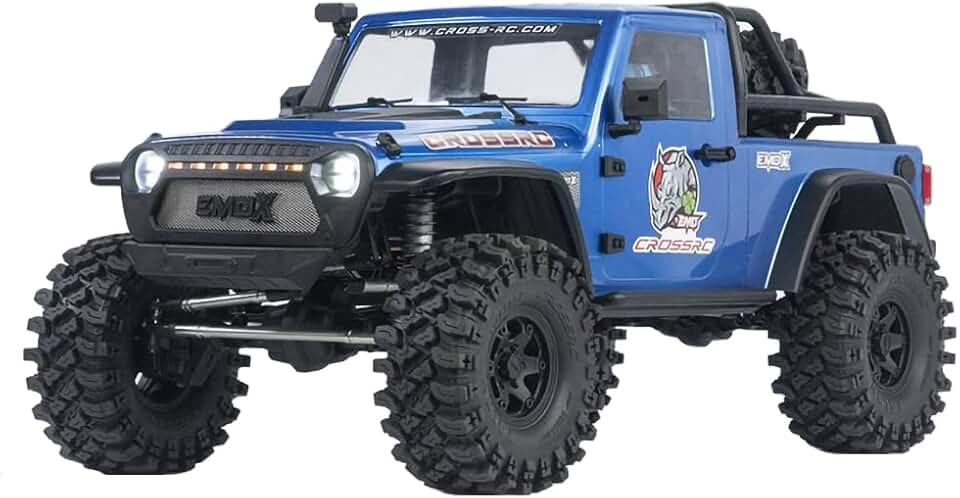 CROSSRC 4X4 RC Crawler Car 1/8 EMOX Remote Control Off-Road Vehicles Models KIT for Hobby