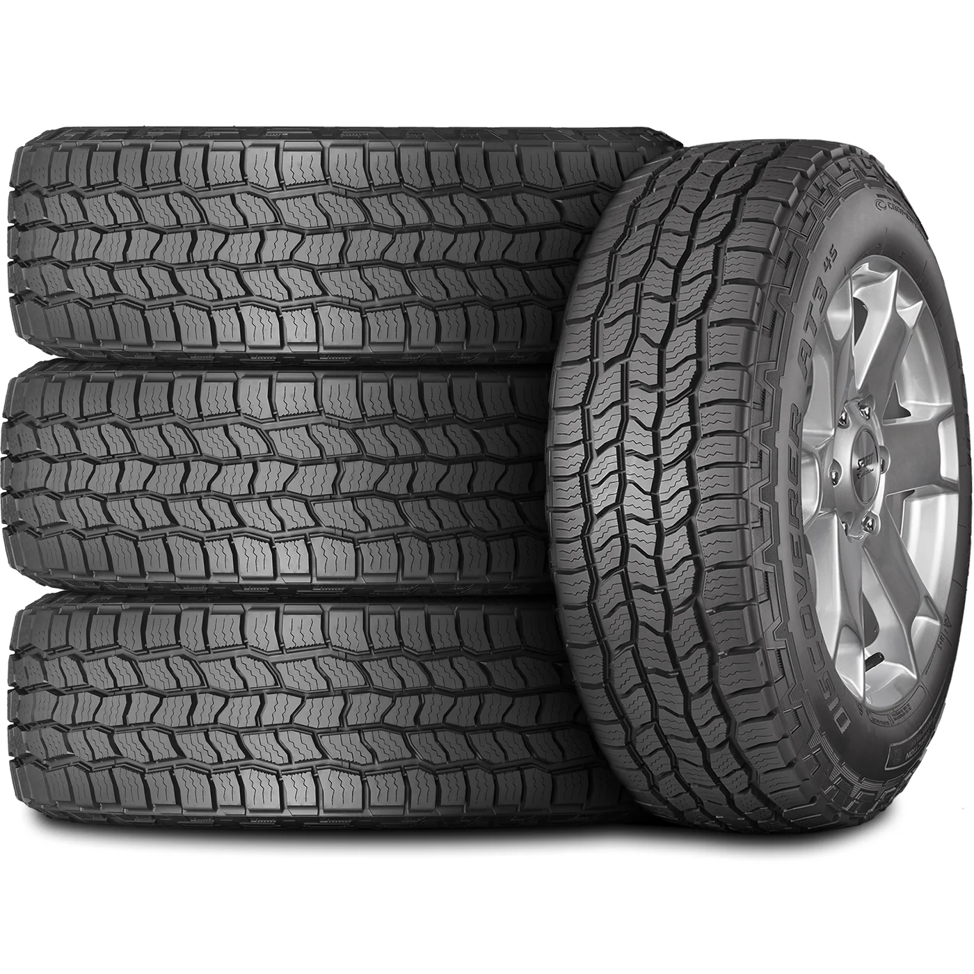Set of 4 (FOUR) Cooper Discoverer AT3 4S 275/55R20 117T XL AT A/T All Terrain Tires