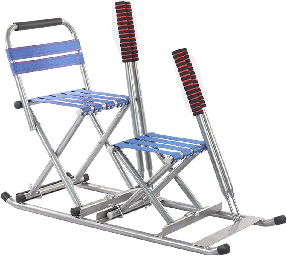 FACAI Ice cream truck outdoor ice cream truck adult ice sledge children sledge ice entertainment item with seat vintage skating car, C