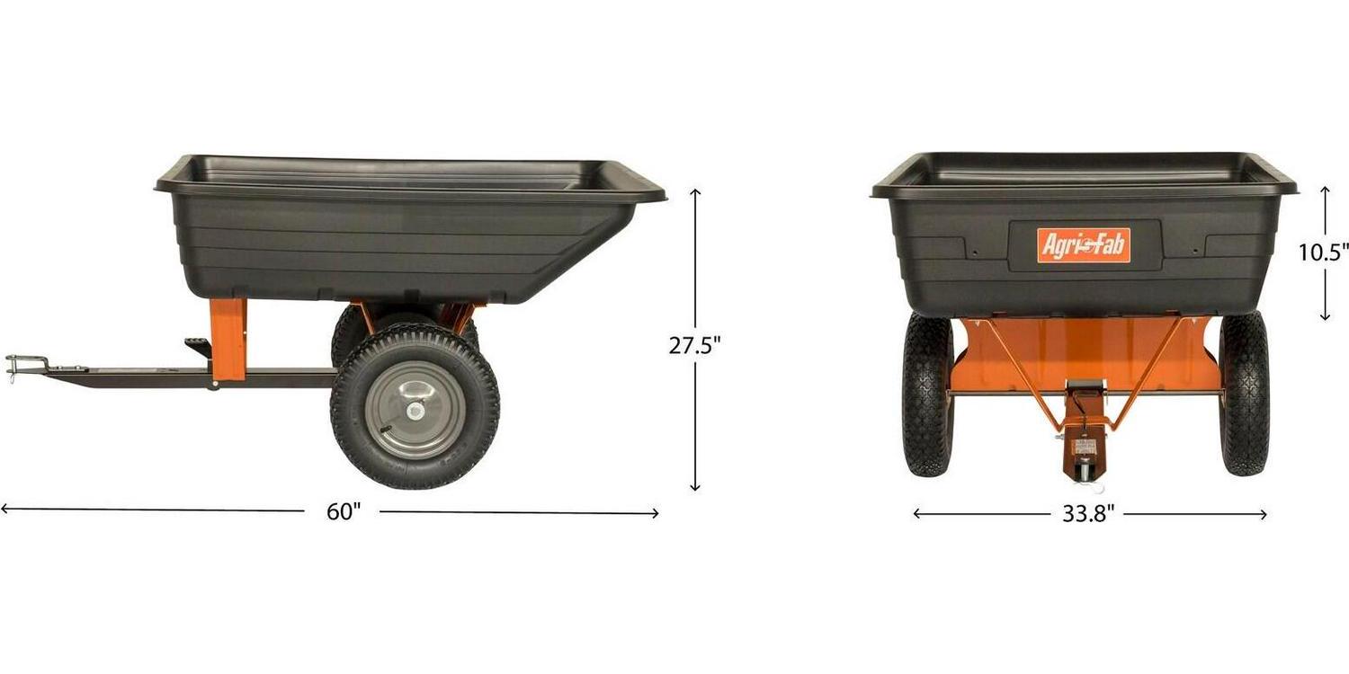 Agri-Fab 10-cu ft Poly Dump Cart