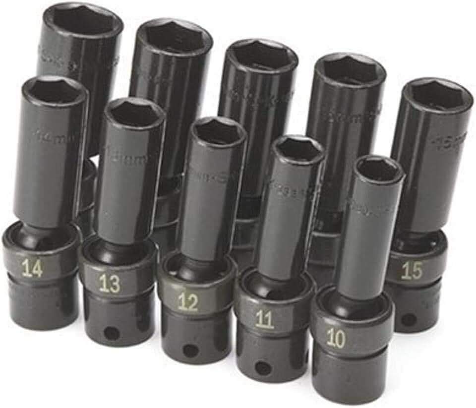 SK PROFESSIONAL TOOLS 33375 Impact Socket Set,3/8