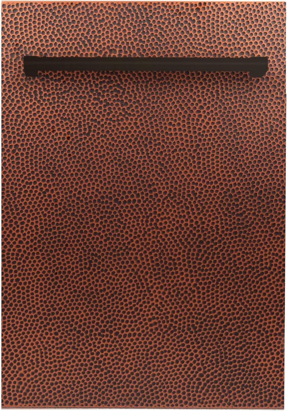 ZLINE 18 in. Compact Top Control Dishwasher in Hand-Hammered Copper 120-Volt with Stainless Steel Tub and Traditional Style Handle