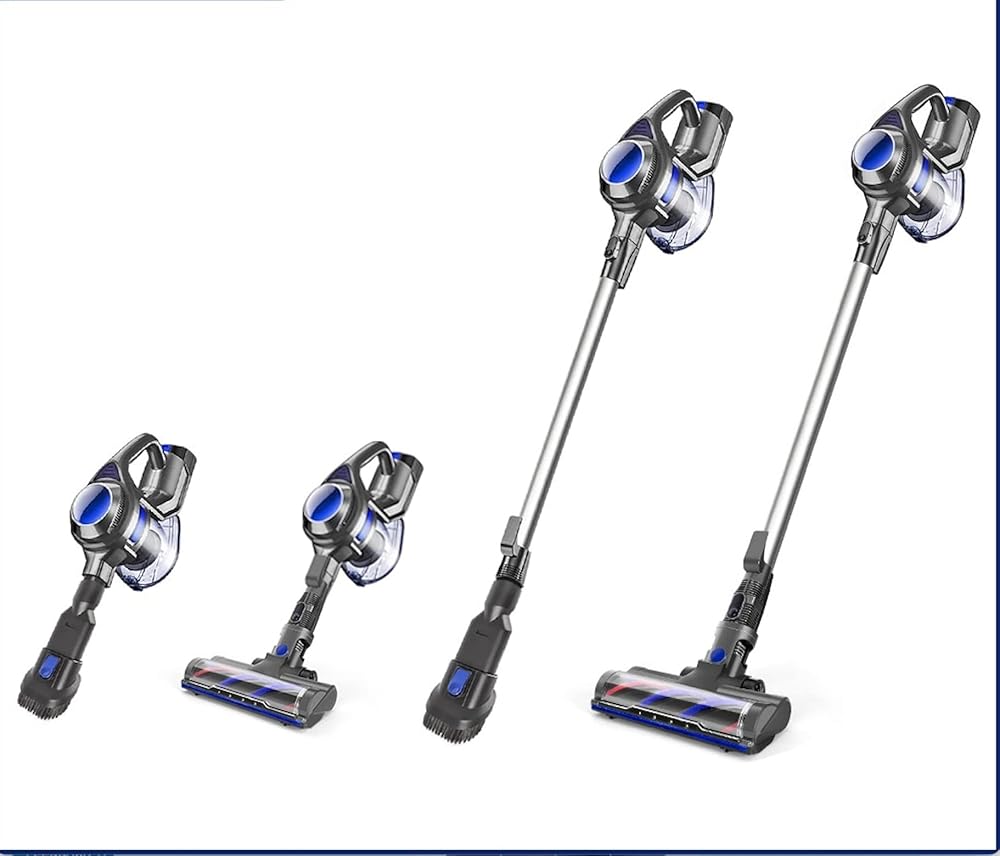 X6 Cordless Stick Vacuum Cleaner 12KPa Suction 100W 2200mAh 1.3L 4 in 1 Handheld Cleaner for Hard Floor Carpet Pet Hair