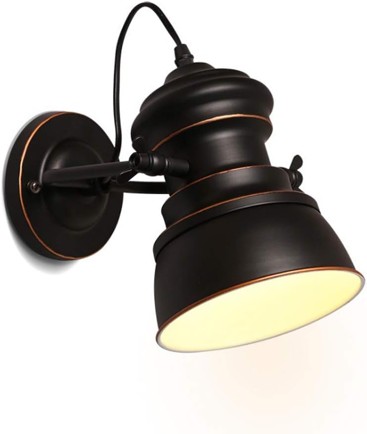 Modern LED Wall Sconces, Wall Light Bedroom Wrought Iron Retro Wall Lamp V-intage Wall Sconce Industrial Wind Corridor Loft Aisle Lamps Aisle Entrance Bedroom Illu,Modern Wall Sconce