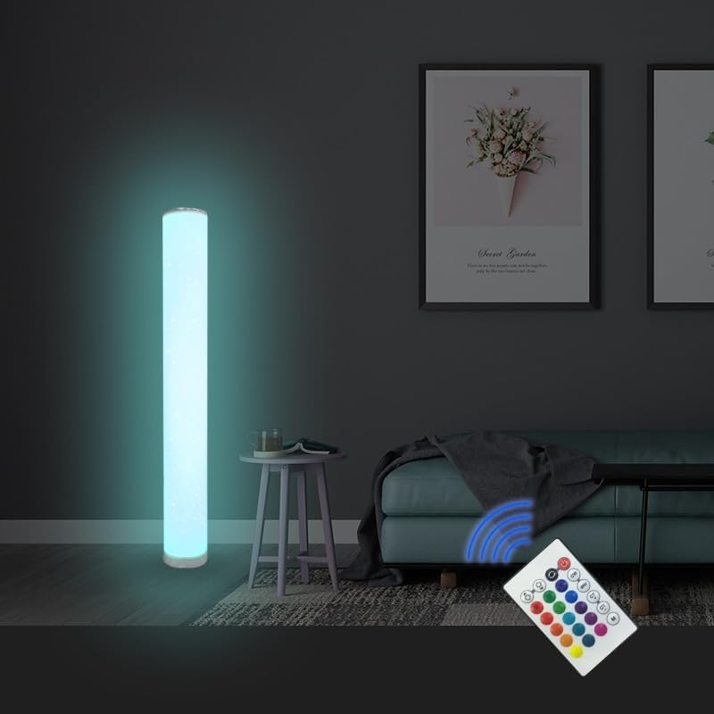 Occus 2021 Years Unique Design Star Pattern RGB Stand Lights RGB CCT Floor Light Hotel up Light Floor lamp for Wedding Modern Hotel