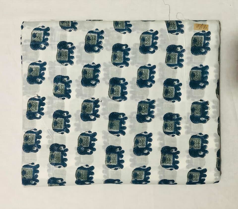 Aashita Creations 100% Cotton by The Yard Fabric I Dressmaking Rug Making Craft Sewing Materiel DIY Floral Print Fabric_1039