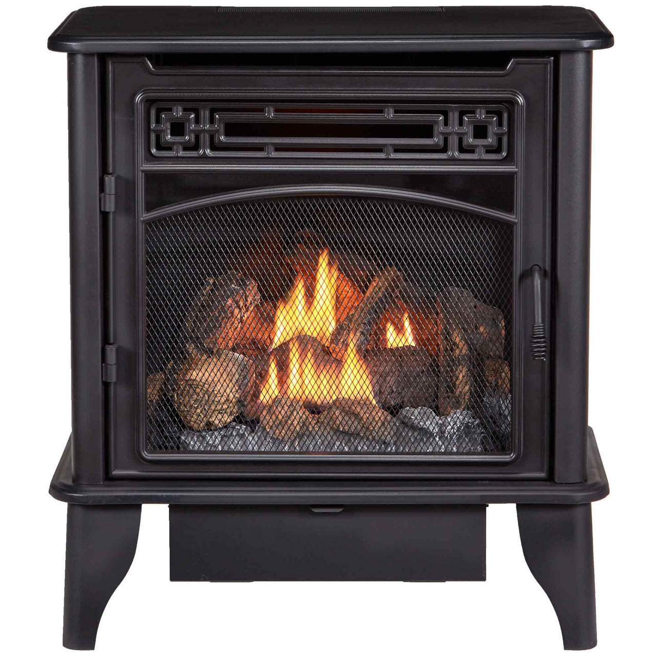 Procom Pcnsd25ta 23,000 BTU Vent Free Dual Fuel Free Standing Stove - Black