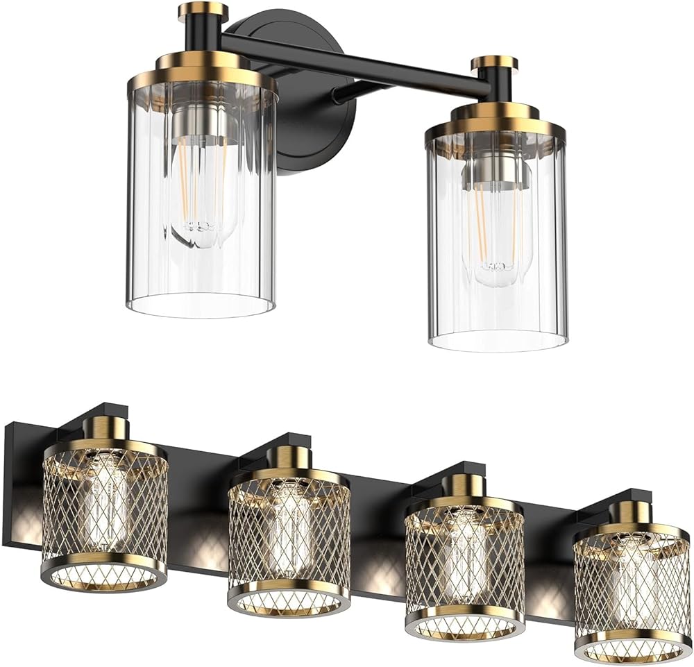 Bathroom Light Fixtures, Bathroom Lighting Fixtures Over Mirror, Vanity Light Fixtures, E26 Base Socket