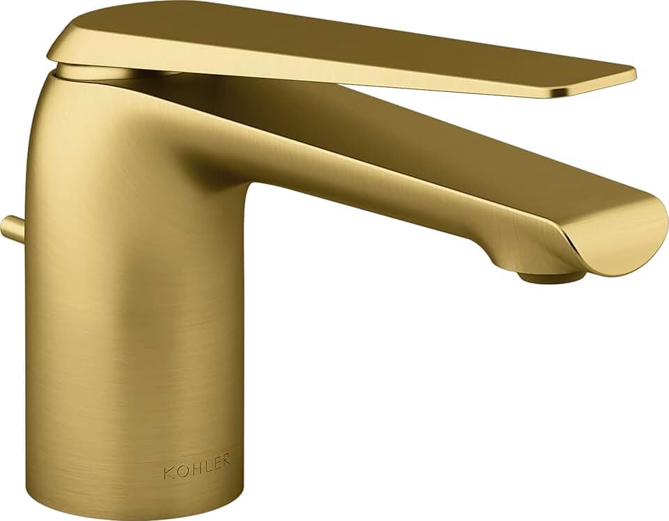 Kohler 97345-4N-2MB AVID® Single-Handle 0.5 GPM Faucet, Vibrant Brushed Moderne Brass