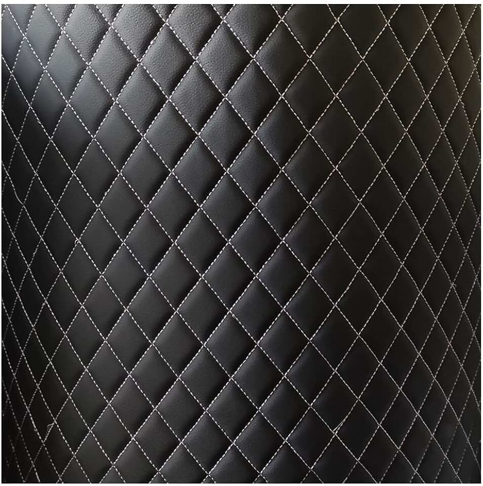 Faux Leather Fabric Sheet Soft Synthetic Leather Fabric PU Synthetic Leather Fabric Leatherette Perfect for Craft Handmade Jewelry and DIY Projects and Car Lining 1.6x1m (Color : Black1, Size : 1.6X