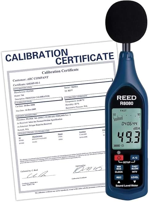 REED Instruments R8080 Sound Level Meter/Data Logger,