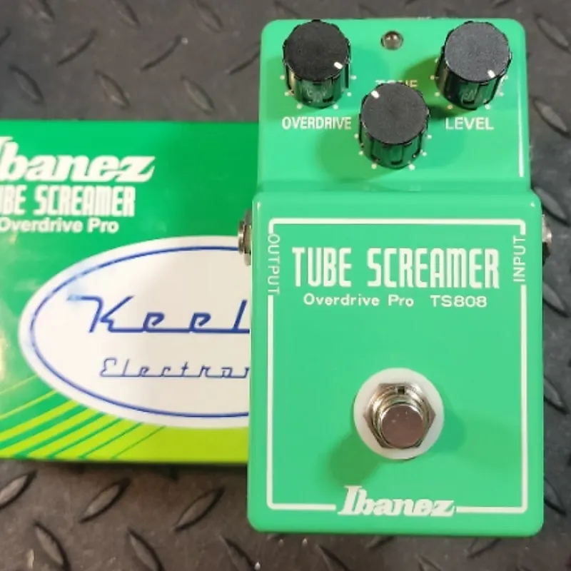 Keeley Ibanez TS808 Tube Screamer Overdrive with Mod+ AND True Bypass Modded Plus TS-808 Boost
