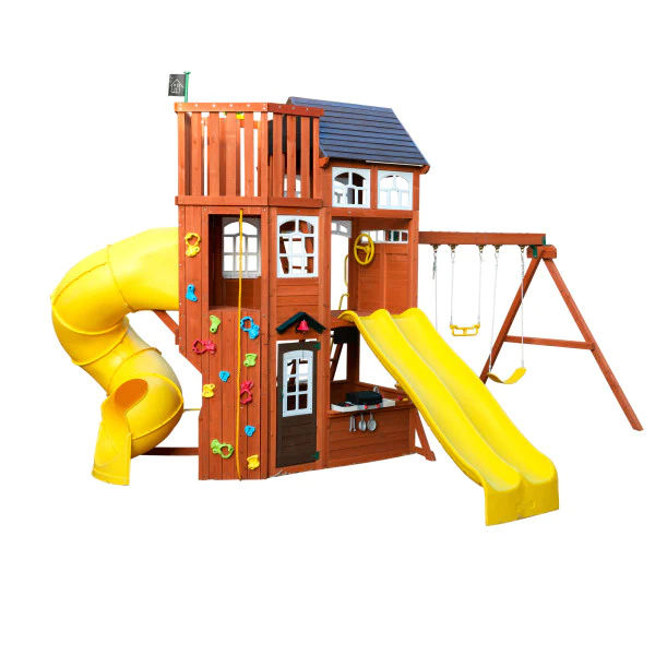 Kidkraft Lookout Extreme Wooden Swing Set / Playset