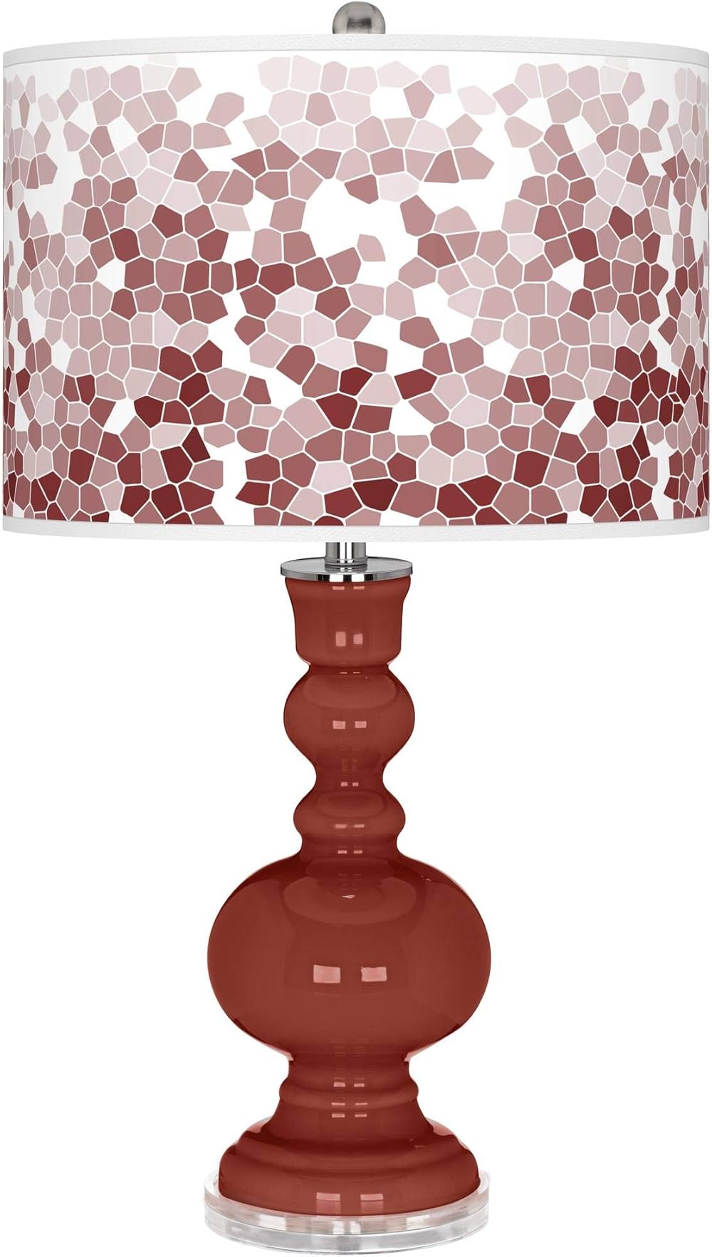 Color + Plus Madeira Mosaic Giclee Apothecary Table Lamp
