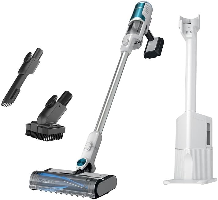 Shark Clean & Empty Cordless Stick Vacuum – Lightweight Cordless Vacuum Cleaner with Auto-Empty System, HEPA Filter, Powerful Suction, Rechargeable, Exclusive Motorized Hand Tool for Pet Hair, BU3523