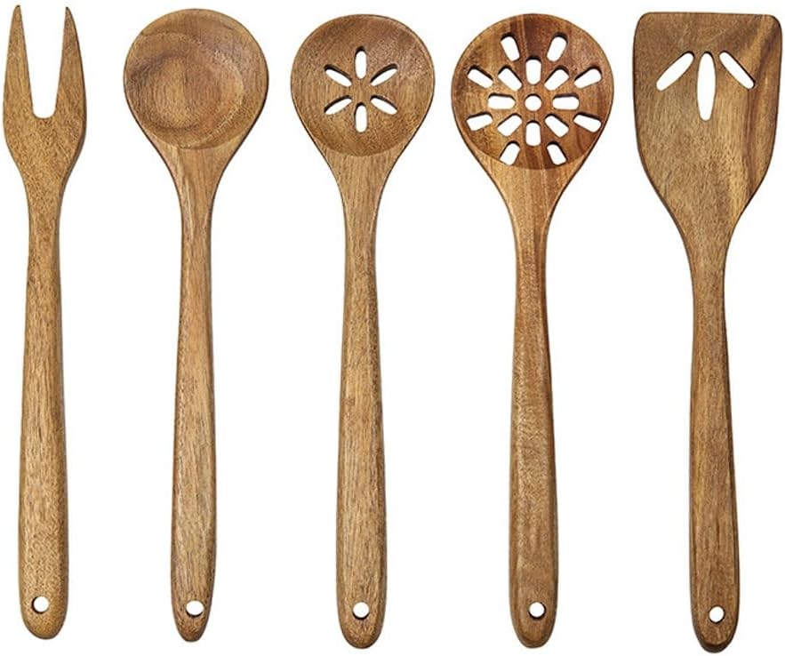 DFHBFG Kitchen Utensil Set Cooking Baking Kitchen Tools Shovel Spoon, 5 pieces