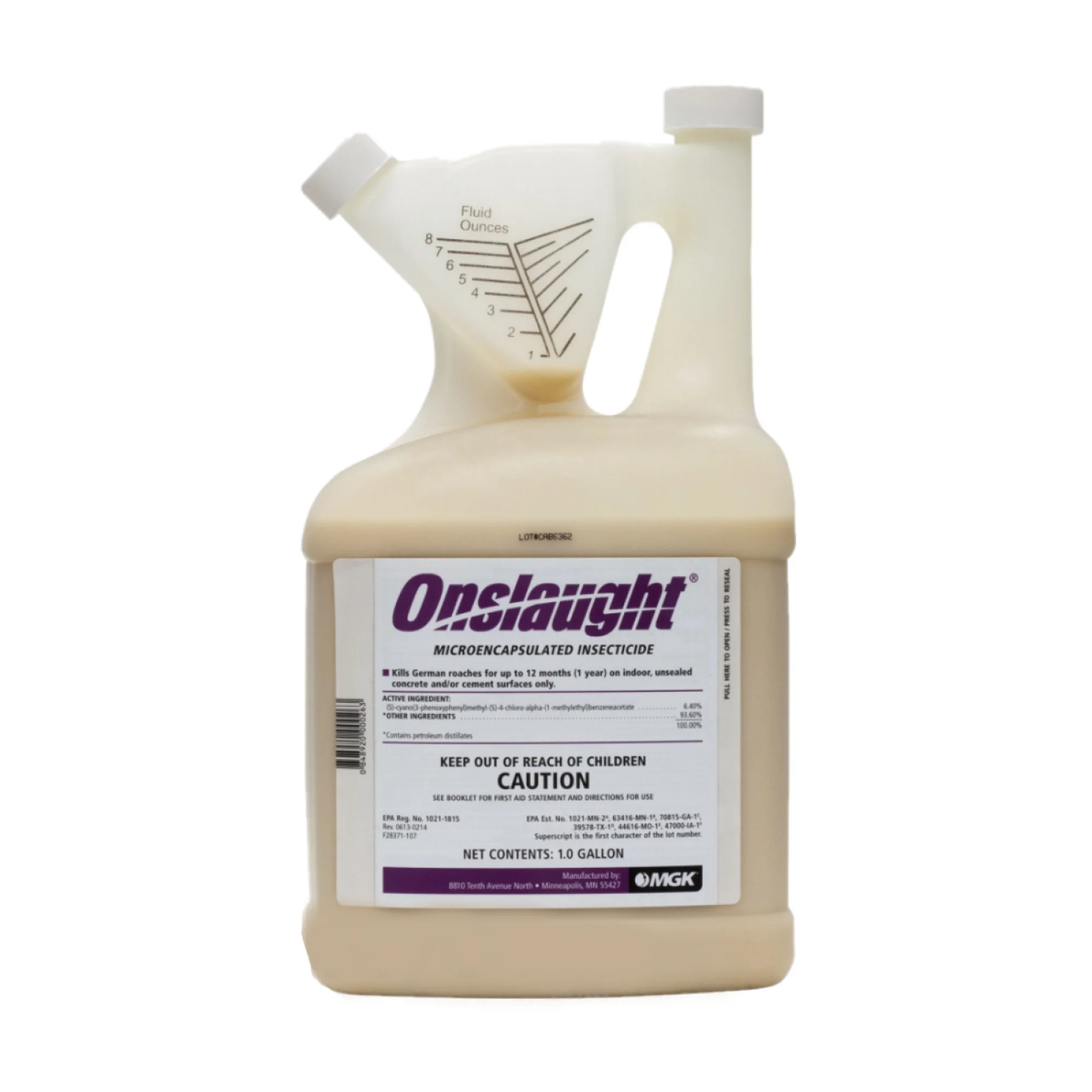 Onslaught FastCap Insecticide - Controls Spider and Scorpion - 128 fl oz Bottle by MGK