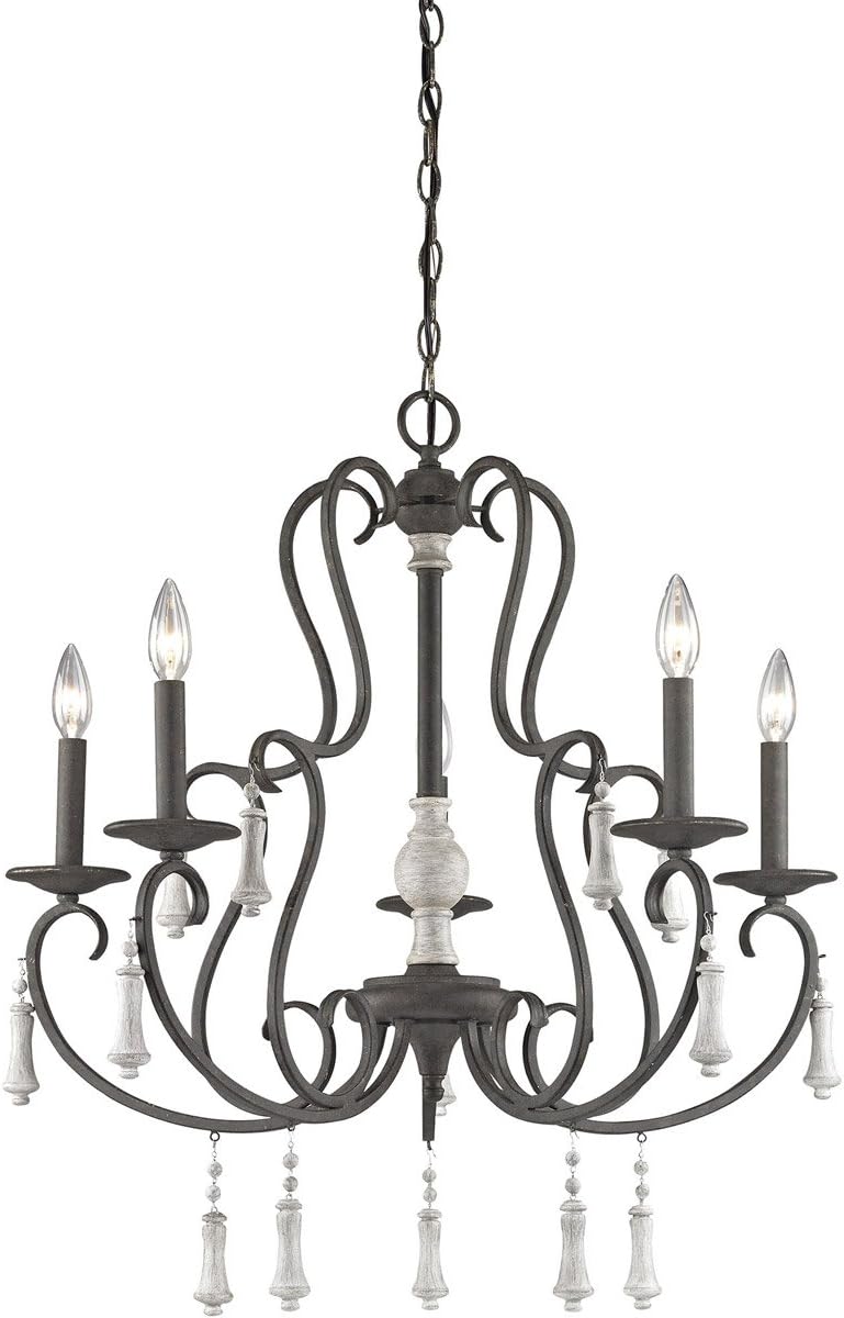 52022/5 Chandelier, One Size, Rust