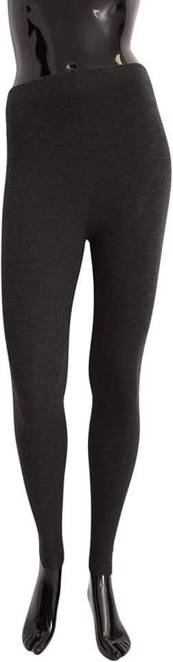 Gray 100% Cashmere Tights Stocking Socks IT40|S