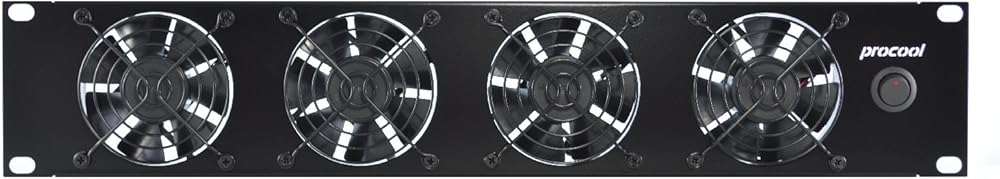 PROCOOL TV480-E 2U Rack Mount Exhaust Fan/High Power Cooling System Network Servers Data Center Industrial 19