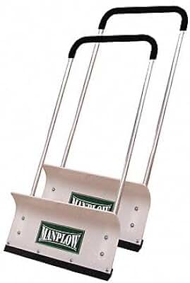Manplow PRO24 2PK Pro Line Snow Pusher, Silver