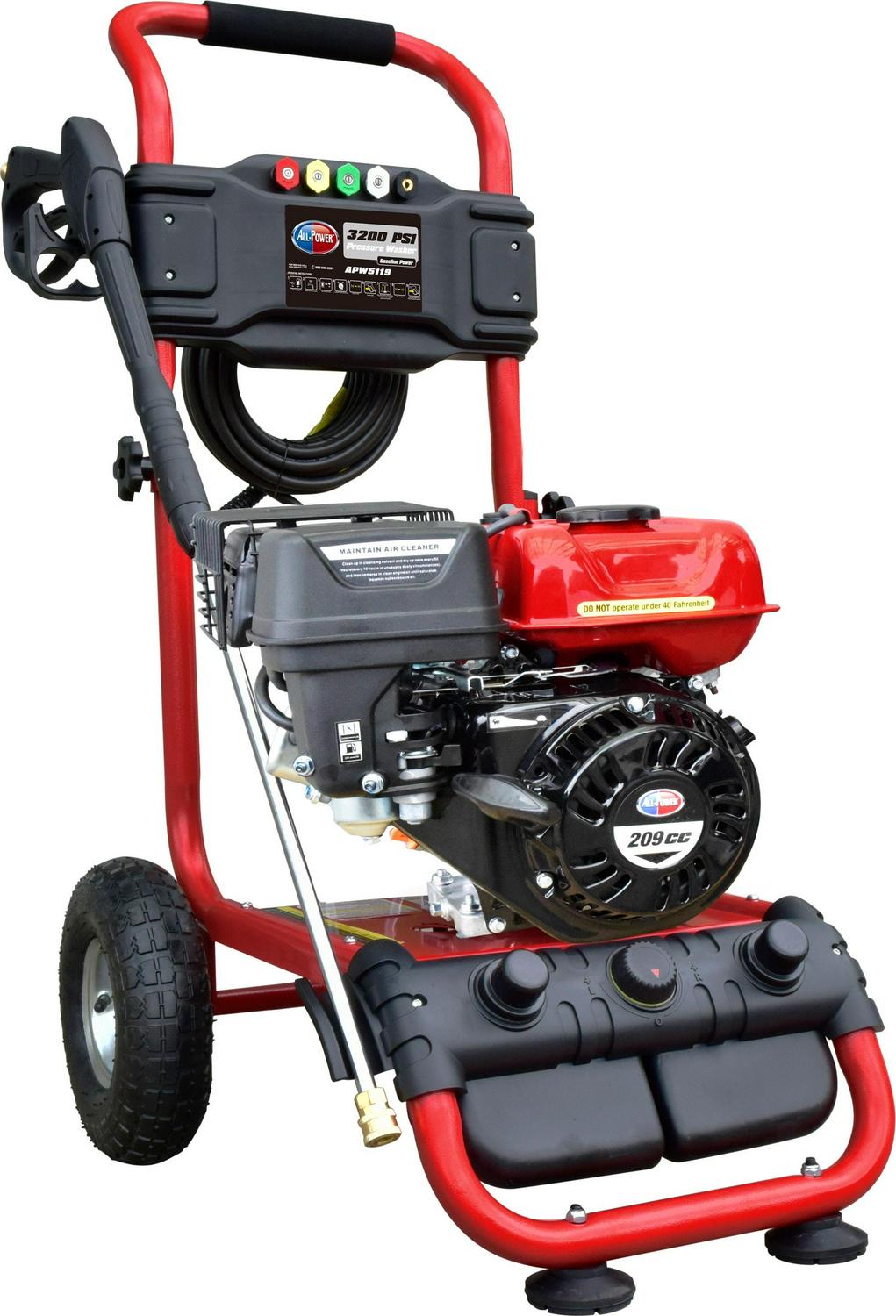 All Power 3200 PSI Cold Water Gas Pressure Washer