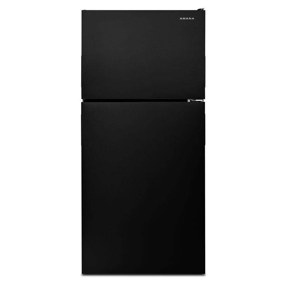 Amana 18.2-cu ft Top-Freezer Refrigerator (Black)