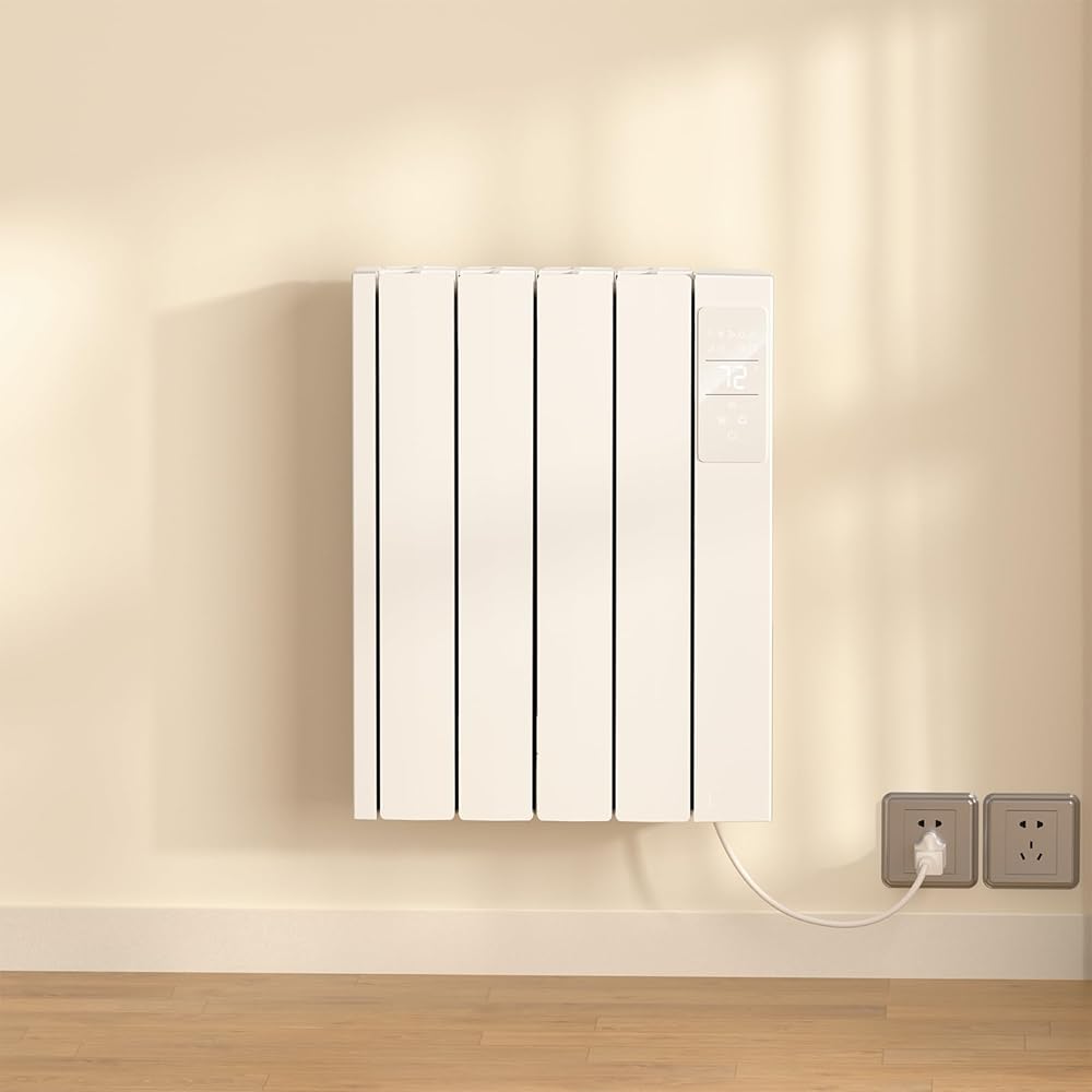 800W Panel Heater - Electric Wall/Freestanding Aluminium Radiator