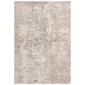 SAFAVIEH Madison Grey/Beige 8 ft. x 10 ft. Geometric Medallion Area Rug