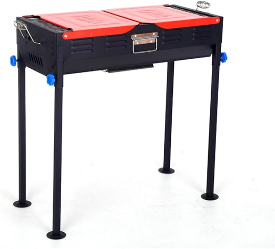 Folding Barbecue Stove Charcoal Fire Grill Thickened Camping Grill Skewer Stove