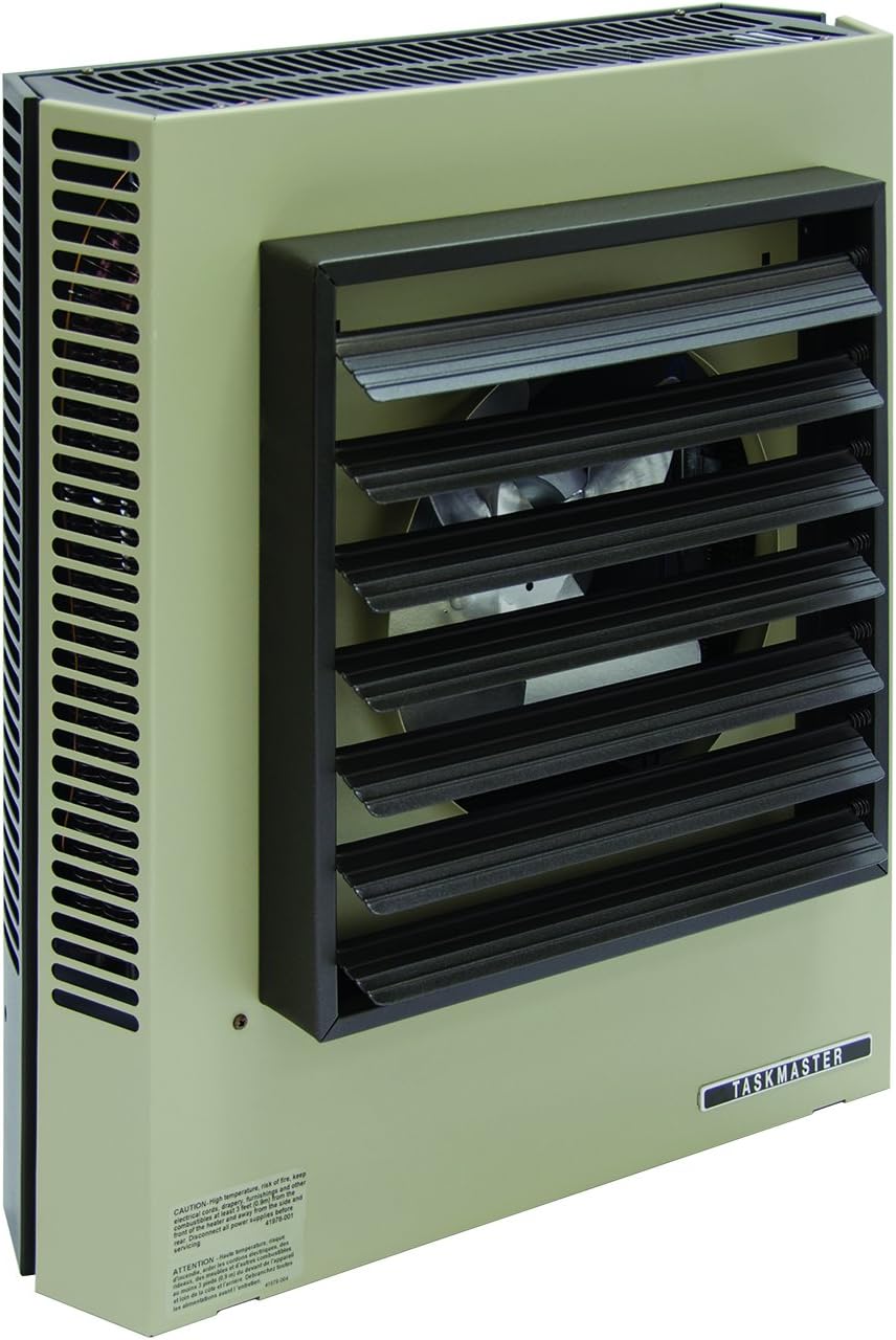 TPI/Raywall HF2B5110CA1L Fan Forced Unit Heater; 700 cfm, 1 Or 3 Phase, 240/208 Volt, 34100/25600 BTU/Hour, 10000/7500 Watt