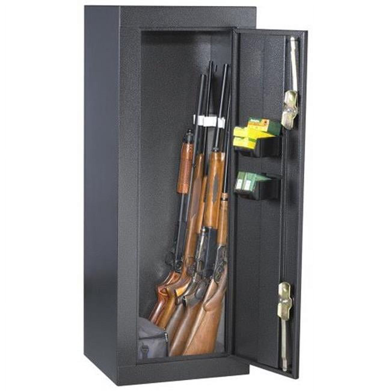 Gloss Black 12 Gun Cabinet
