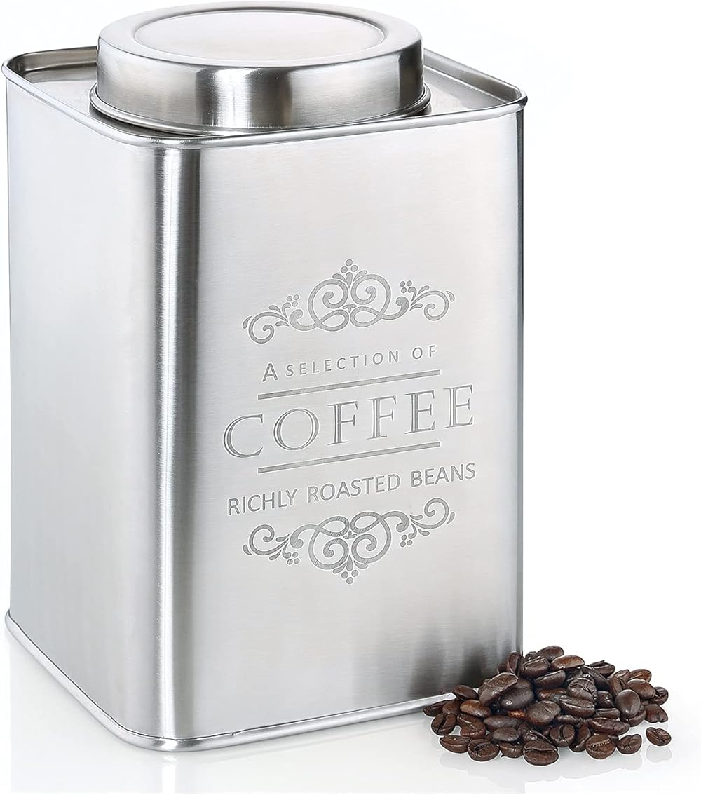 Zassenhaus Coffee Storage jar, 1,000 g, Gray