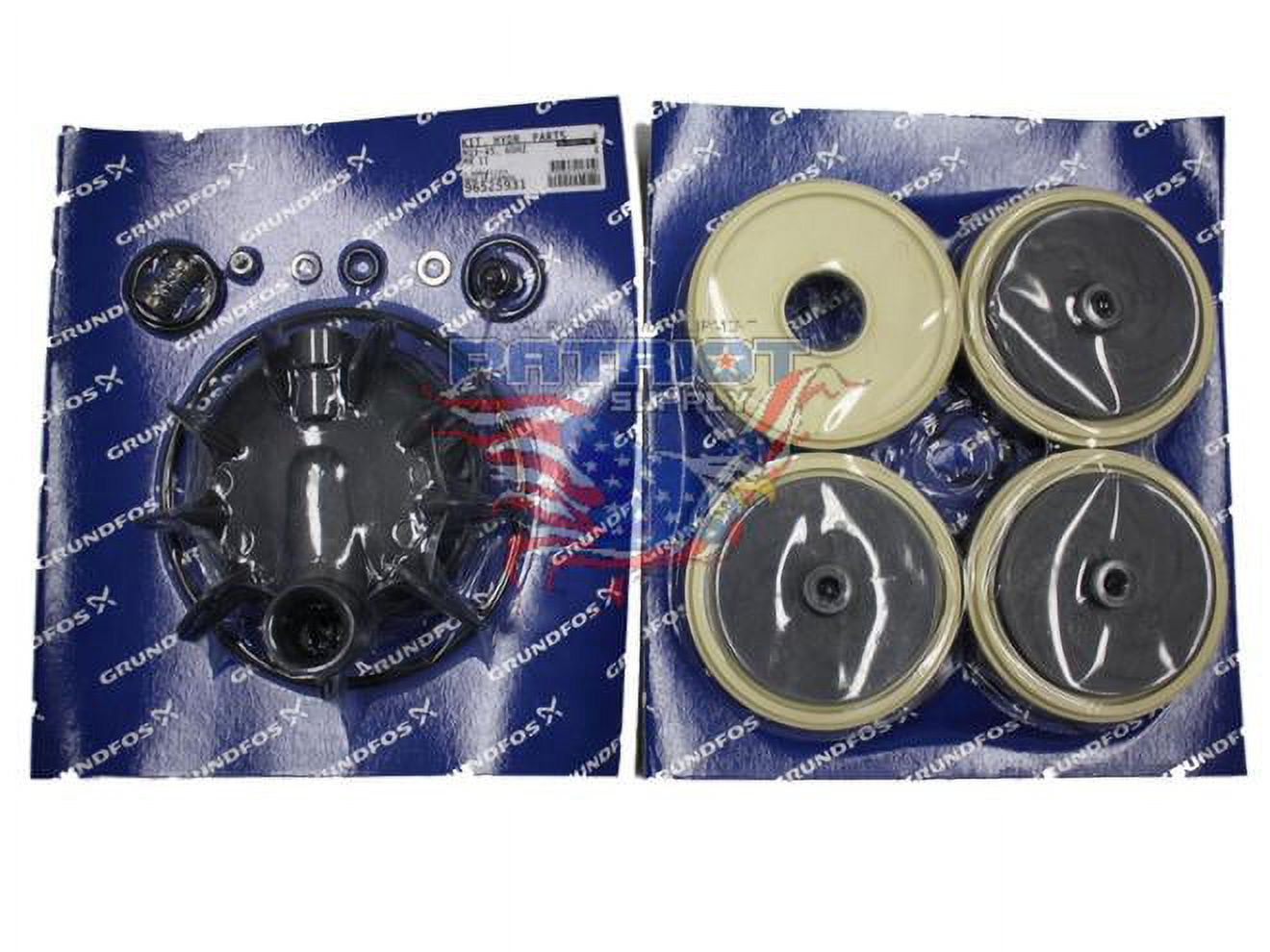 Grundfos 96525931 Hydraulic Parts Kit For MQ3-45, 60Hz MK II Booster Pump