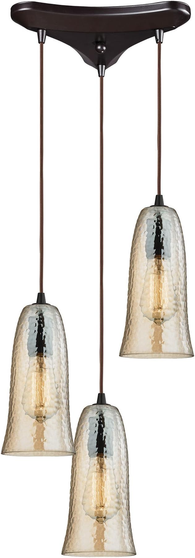 10431/3HAMP pendant light, Oil Rubbed Bronze