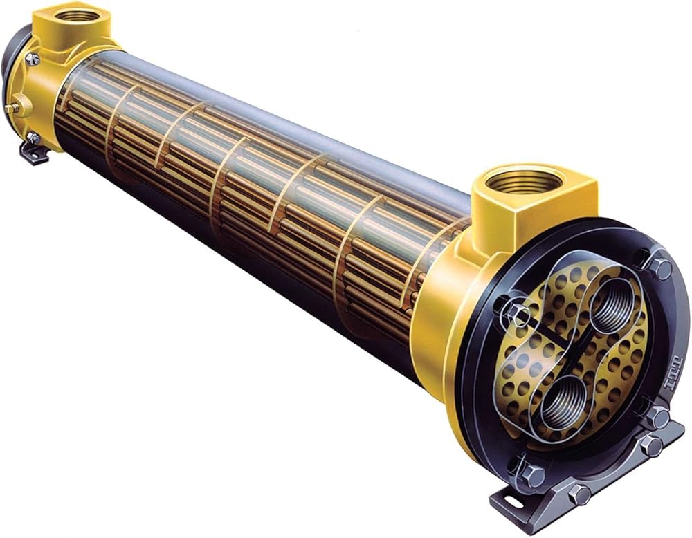 Heat Exchanger, Shell and Tube, 525K BTU