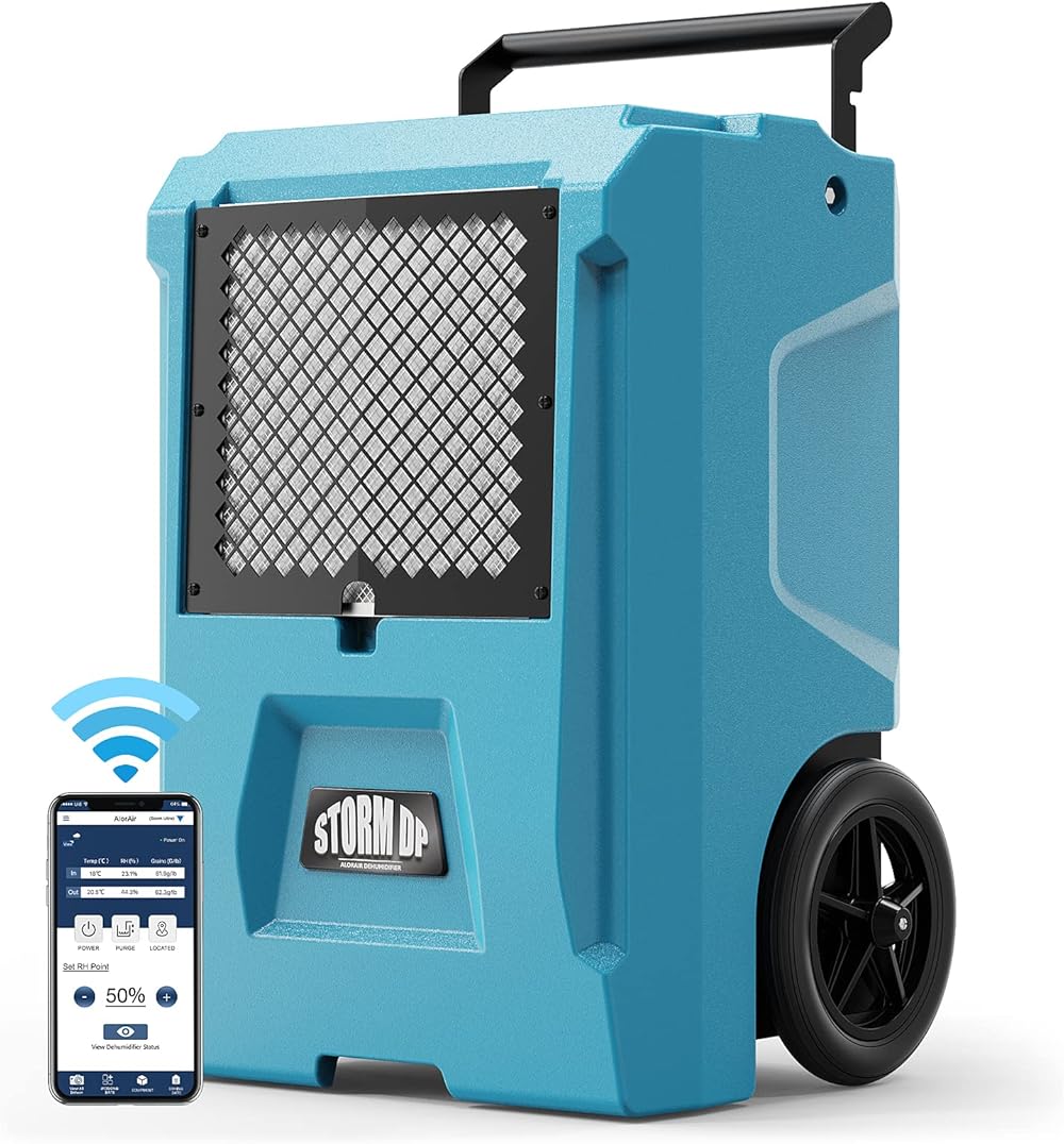 ALORAIR Commercial Grade 110 Pint Dehumidifier - Built-in Pump, Includes Drain Hose, Ideal for Large Basements, Industrial or Commercial Spaces and Job Sites, 5 Years Warranty