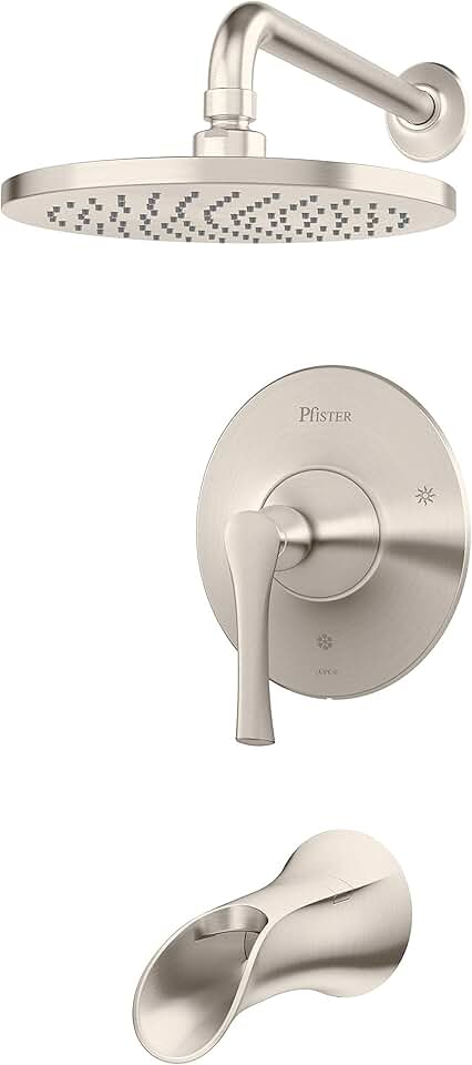 Pfister LG89-8RHK Rhen Tub and Shower Trim, Brushed Nickel