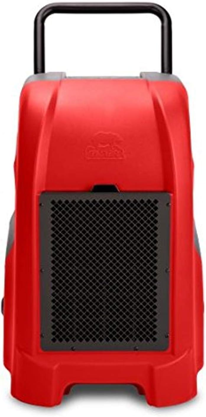 B-AIR VG-1500 -RED 150 Pint 235 CFM 70.3 Amp Commericial Dehumidifier for Water Damage Restoration Mold Remediation, Red