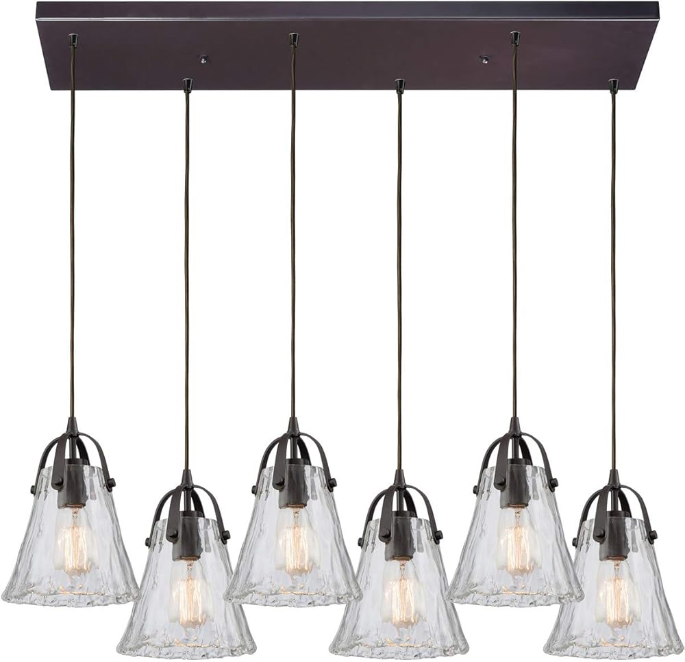 10661/6RC Pendant Light, Oil Rubbed Bronze