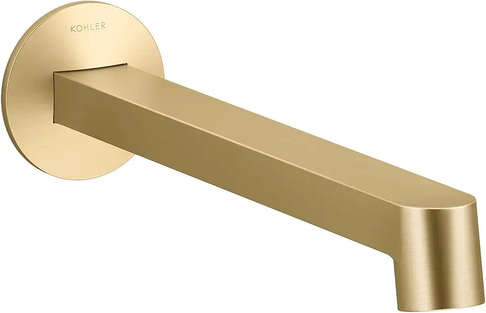 Kohler T23889-2MB Components Plumbing Fixtures, Vibrant Brushed Moderne Brass