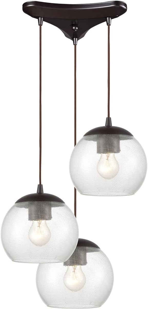 85210/3 Pendant Light, Oil Rubbed Bronze