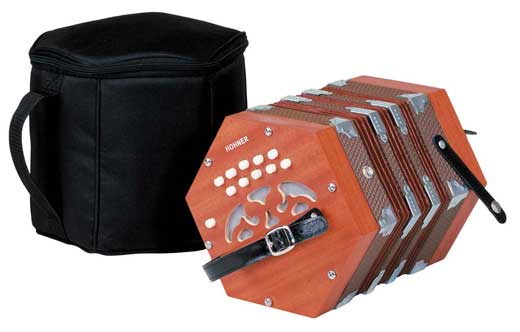 Hohner D40 Concertina with Gig Bag Hohner D40 Concertina with Gig Bag