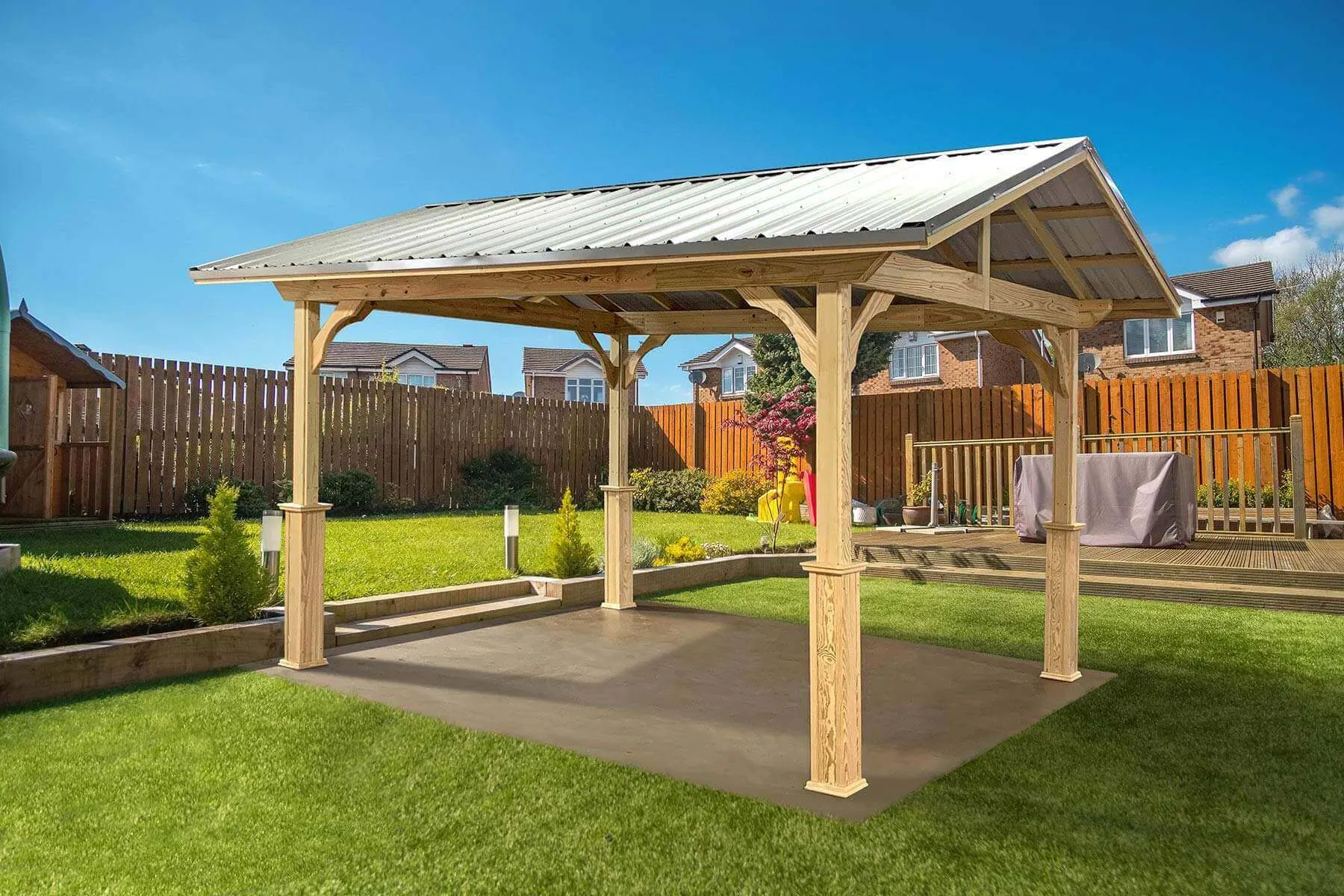 Amish Gazebos Pavilion-In-A-Box - 12 x 15
