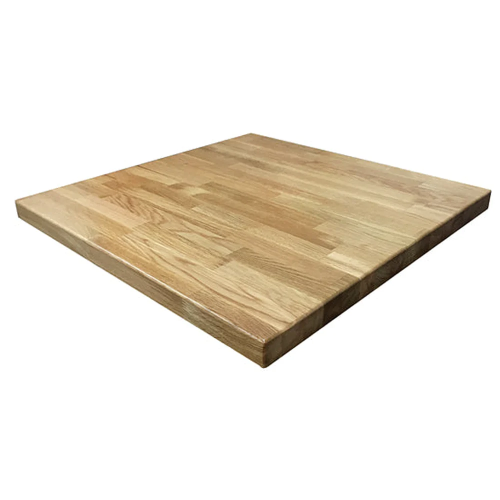 Solid Oak or Walnut Butcher Block Table Tops