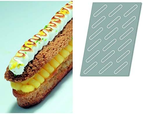 PADERNO - Silform Baking Sheet Eclair For Right-Handed 18 Shapes