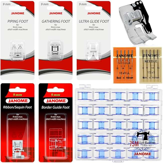 Janome Memory Craft 6650 Sewing Machine VIP Package